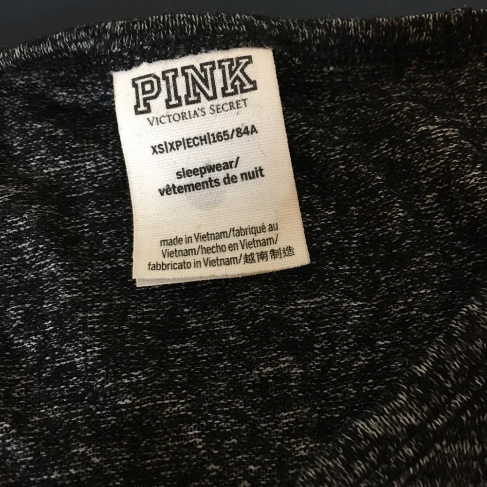 Pink sleeping clothes